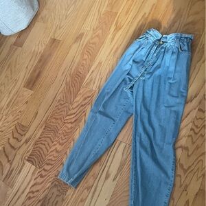 Asos soft denim/chambray panta
